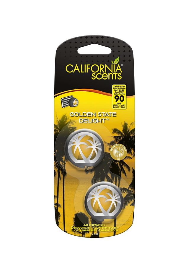 Mini Diffuser Golden State Delight Tatl? Lokum Parfümlü Kalorifer Geçme Koku 2'li - 1