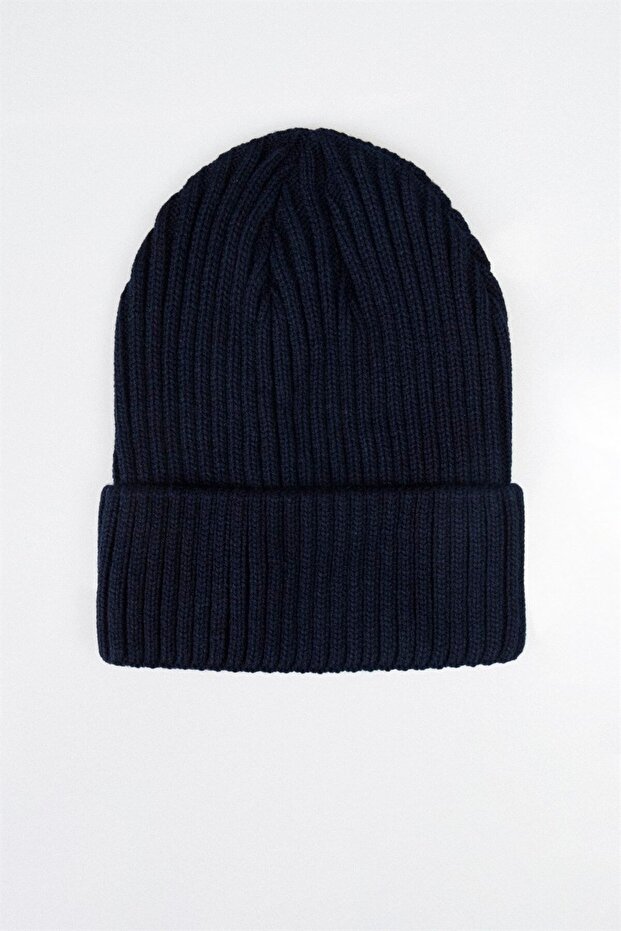 Kışlık Erkek Lacivert Bere - 1