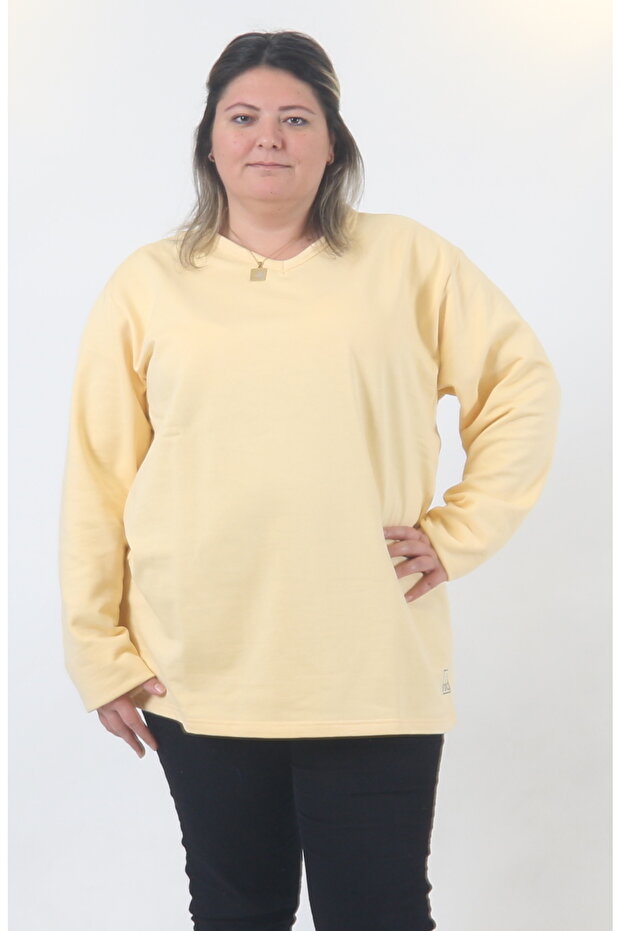 Plus Size Unisex Sweatshirt Long Sleeve