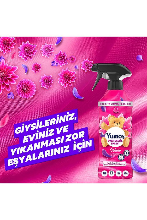 Ev Vetekstil Spreyi Orkide 450 ml X1 Lilyum 450 ml X1 Sakura 450 ml X1 - 5