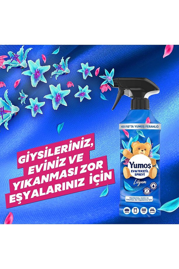 Sprey Yıkanması Zor Eşyalar Için Giysi Spreyi Amber 450 ml X1 Sprey Lilyum 450 ml X2 - 5