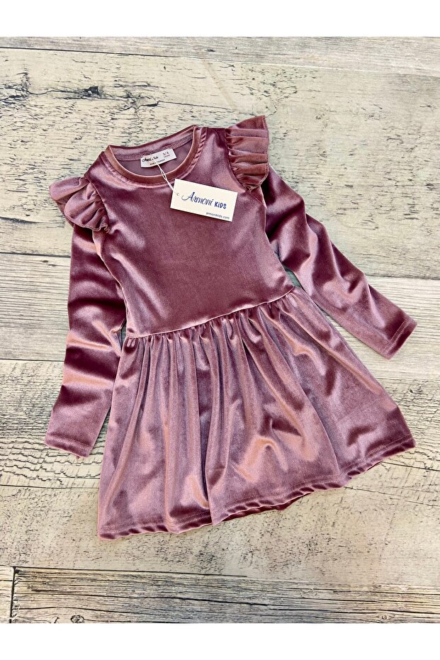 İnce Kadife Elbise - 2