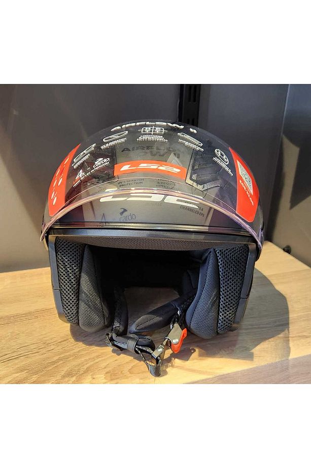 AİRFLOW 2 SOLİD MAT SİYAH ÇENESİZ KASK - 3