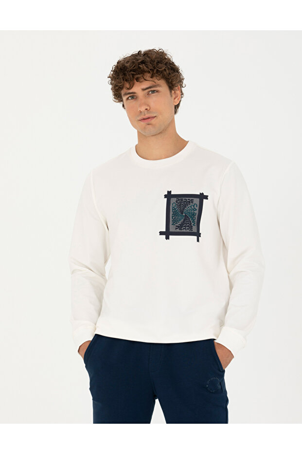 Ecru Sweatshirt 50273400-Vr019