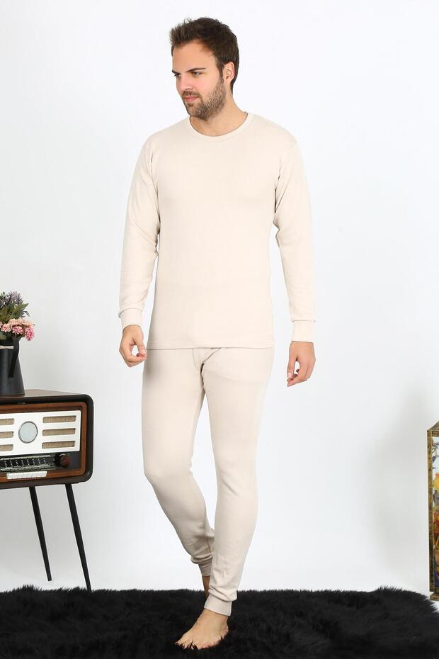 Men's Cotton Cream Underwear Set 19103