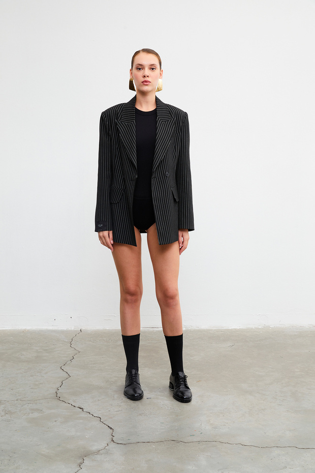 سترة مخططة مصممة حسب الطلب - 7