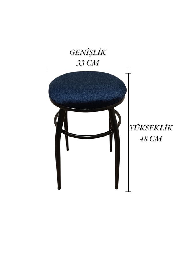 Tabure, Bar Taburesi, 2'li Tabure, Metal Ayaklı Tabure, Iç Içe Geçebilen Tabure, Ikili Tabure - 8