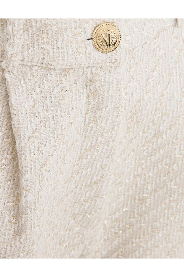 Aspendos Kadın Ekru Şort - 6