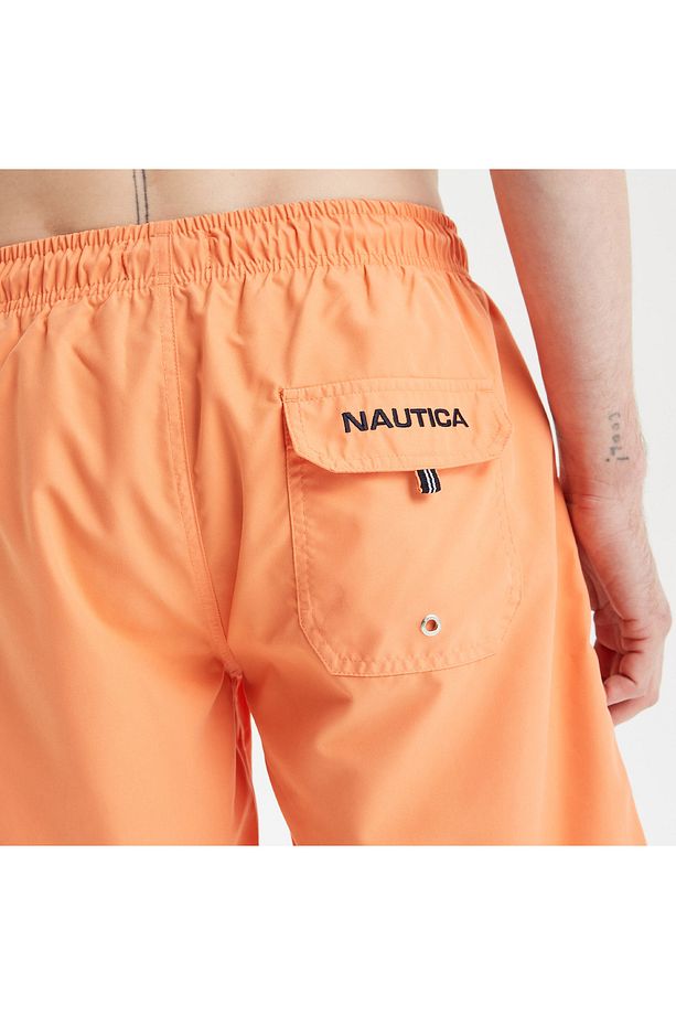 Erkek Turuncu Regular Fit Deniz Şortu - 6