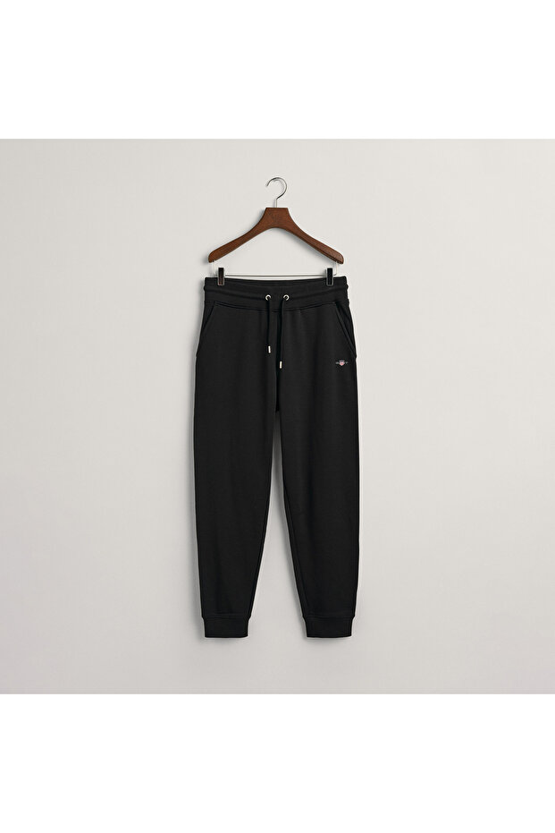 Erkek Siyah Regular Fit Eşofman Altı - 1