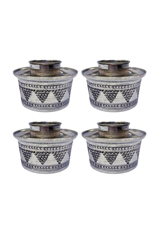 4 أزواج من النحاس - متعة منقوشة - 1