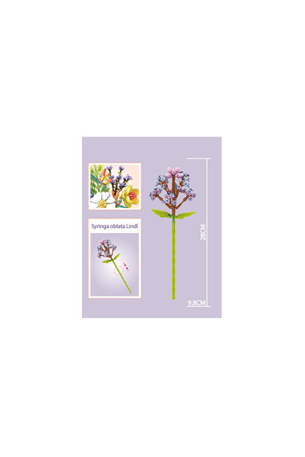 Blok Çiçek Leylak 147 Parça - 3