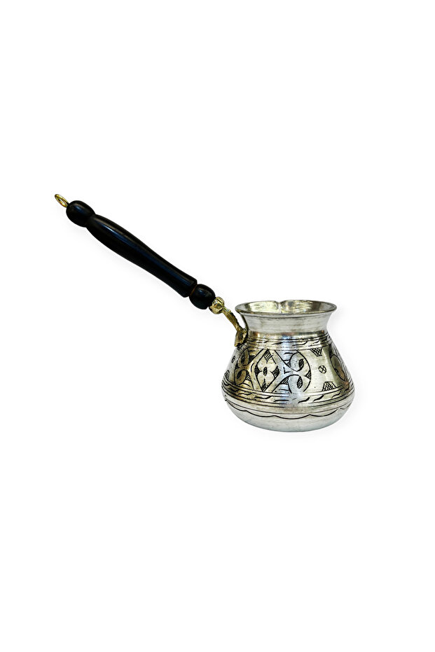 إبريق قهوة نحاسي مطرز - 4