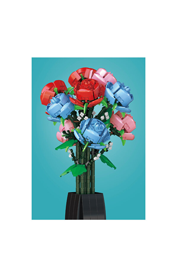 Blok Çiçek Güller 757 Parça - 5