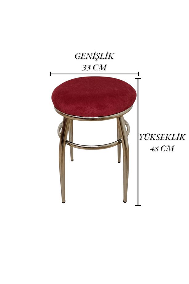 Tabure, Bar Taburesi, 4'lü Tabure, Metal Ayaklı Tabure, Iç Içe Geçebilen Tabure, Dörtlü Tabure, - 8