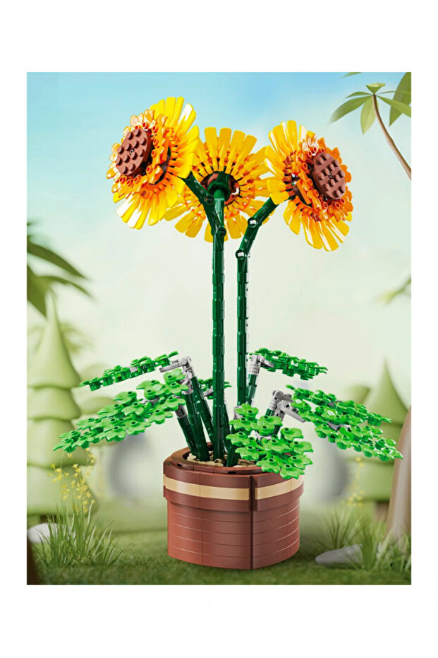 Blok Çiçek Ayçiçeği 731 Parça - 4