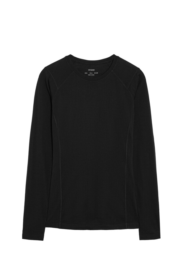 % 100 merinos yünü performance base layers tişört - 4