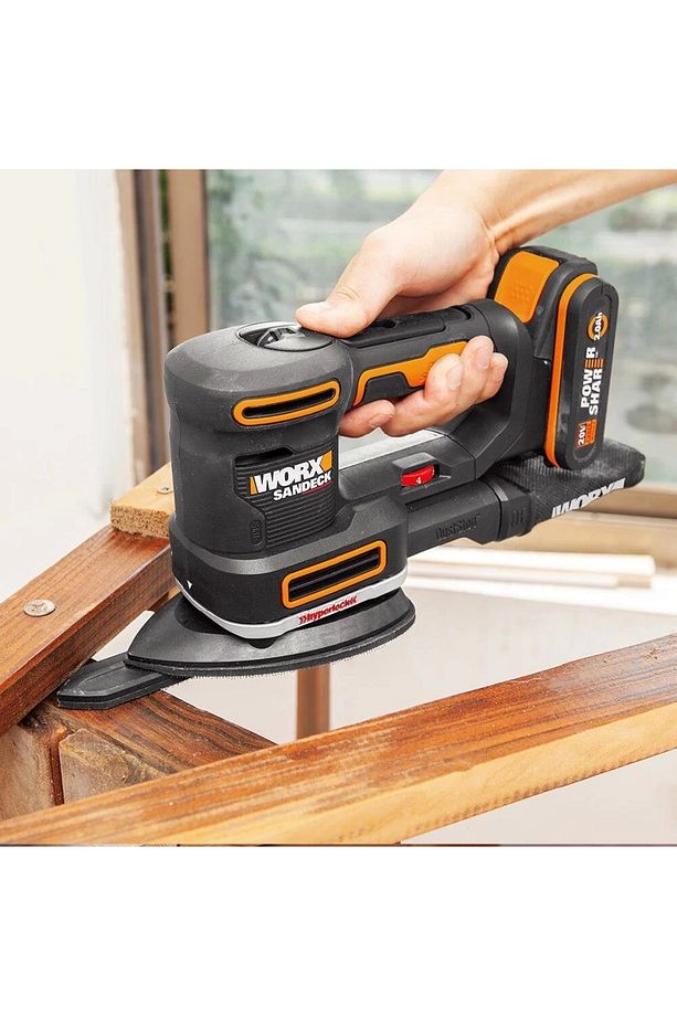 Wx820 20volt 2.0ah. Li-ion Profesyonel Devir Ayarlı Çok Amaçlı Şarjlı Zımpara - 5