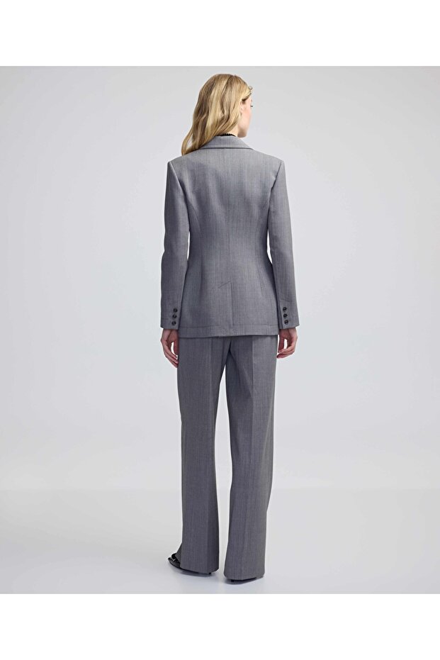 Yün karışımlı blazer - 6