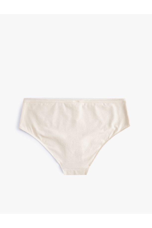 Yüksek Bel Hipster Külot Basic - 7