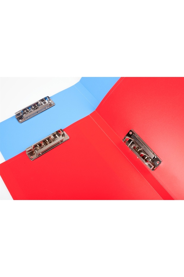 ملف ضغط مزدوج A4 أزرق غير لامع - 3