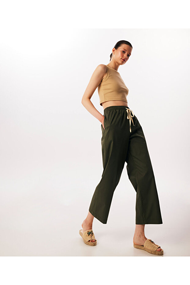 Beli elastik pantolon - 2