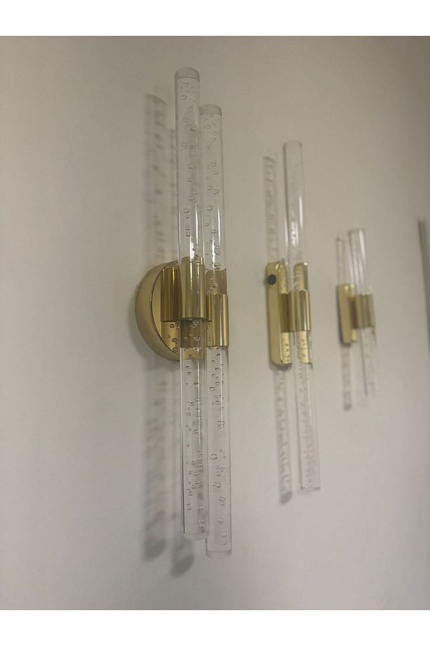 Bubblelight Large Model Şık Tasarım Modern Ledli Aplik 51 Cm Gold Pilli - 3