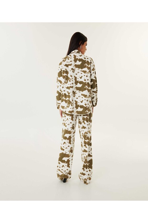 İşlemeli Gömlek Ceket - 5