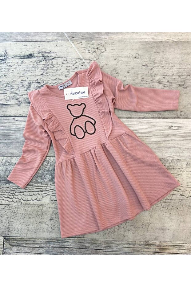 Fitilli Ayıcıklı Elbise - 3