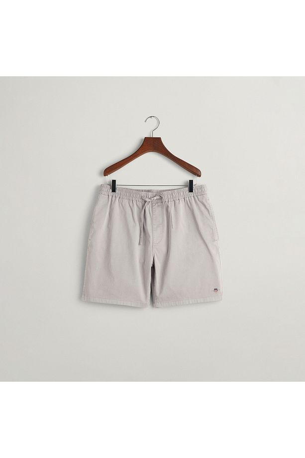 Erkek Gri Regular Fit Logolu Şort - 4