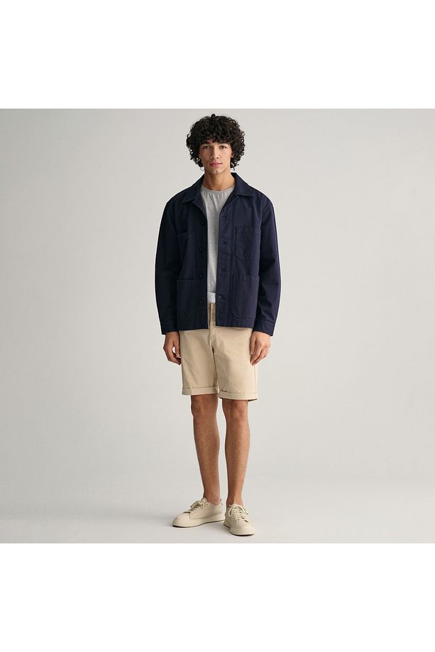 Erkek Krem Regular Fit Şort - 2