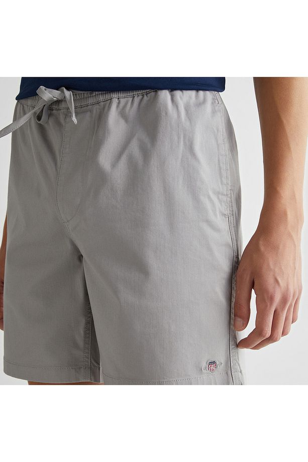 Erkek Gri Regular Fit Logolu Şort - 6