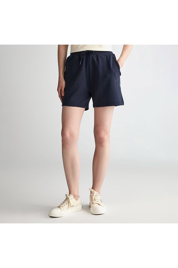 Kadın Lacivert Regular Fit Şort - 3