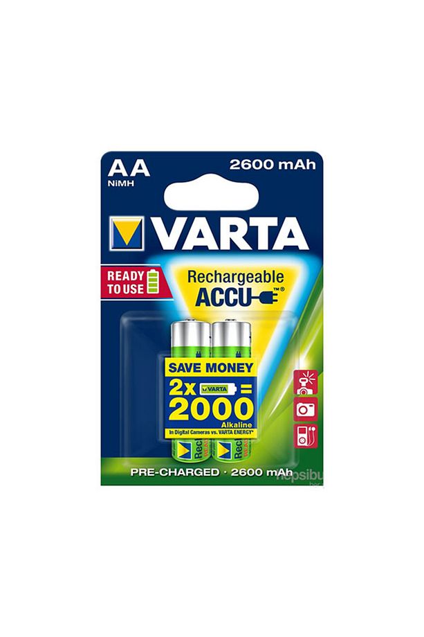 Rechargeable Accu Aa / Hr6 Ready To Use 2600mah Bls 2 5716101402 - 1
