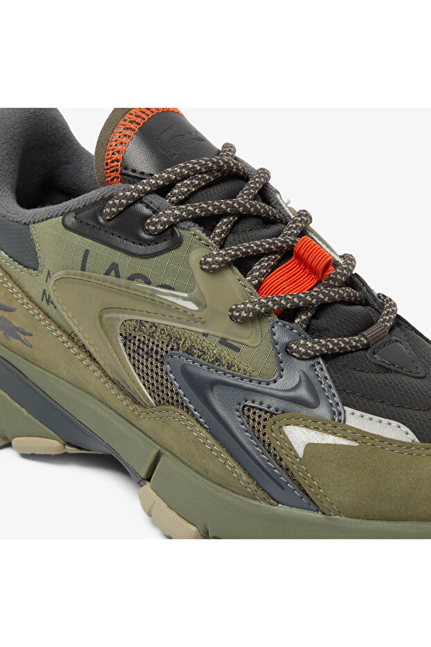 L003 Neo Tech Kadın Haki Sneaker - 6