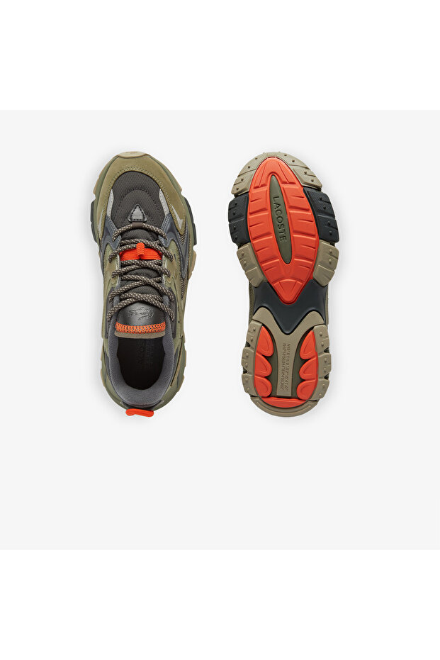 L003 Neo Tech Kadın Haki Sneaker - 4