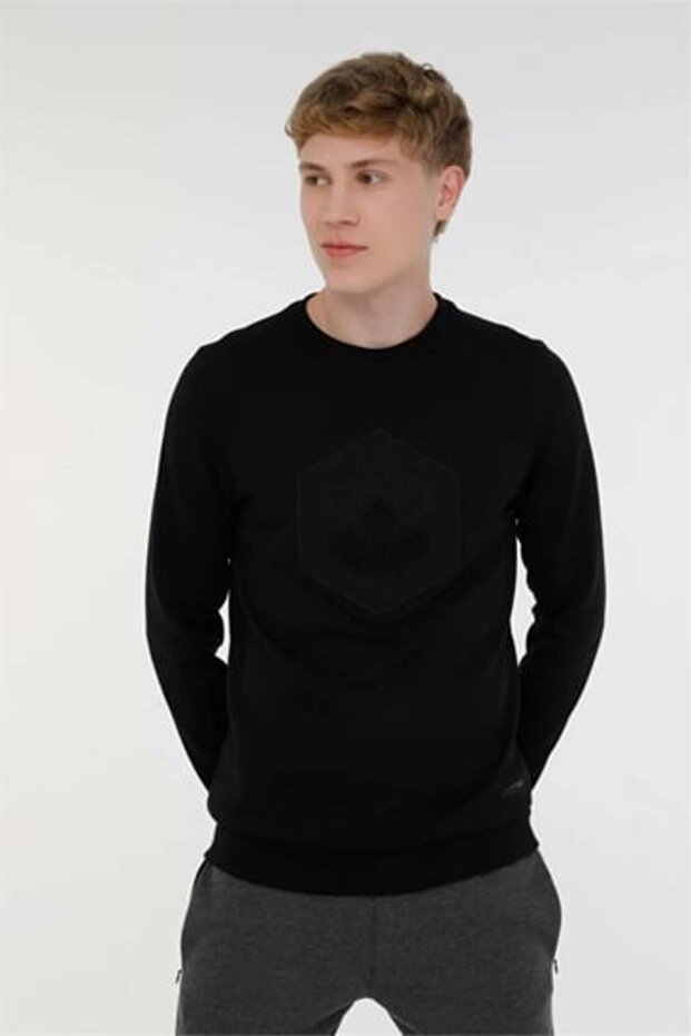 ml Aron 16sd4001 4pr Erkek Siyah Sweat - 4w - 4