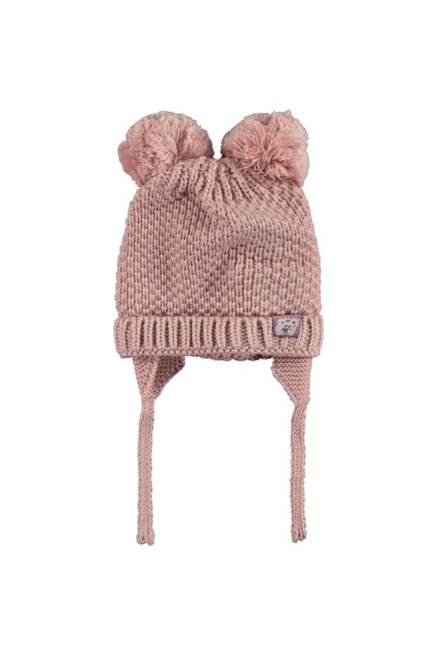 0-18 Months Baby Girl Beret - Eared, Powder K23110-01