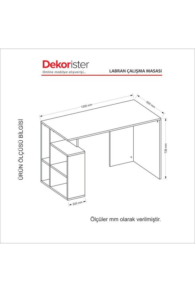 Labran Çalışma Masası Beyaz-cordoba - 8