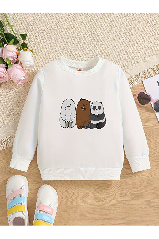 We Are Bears printed girl/boy sweatshirt