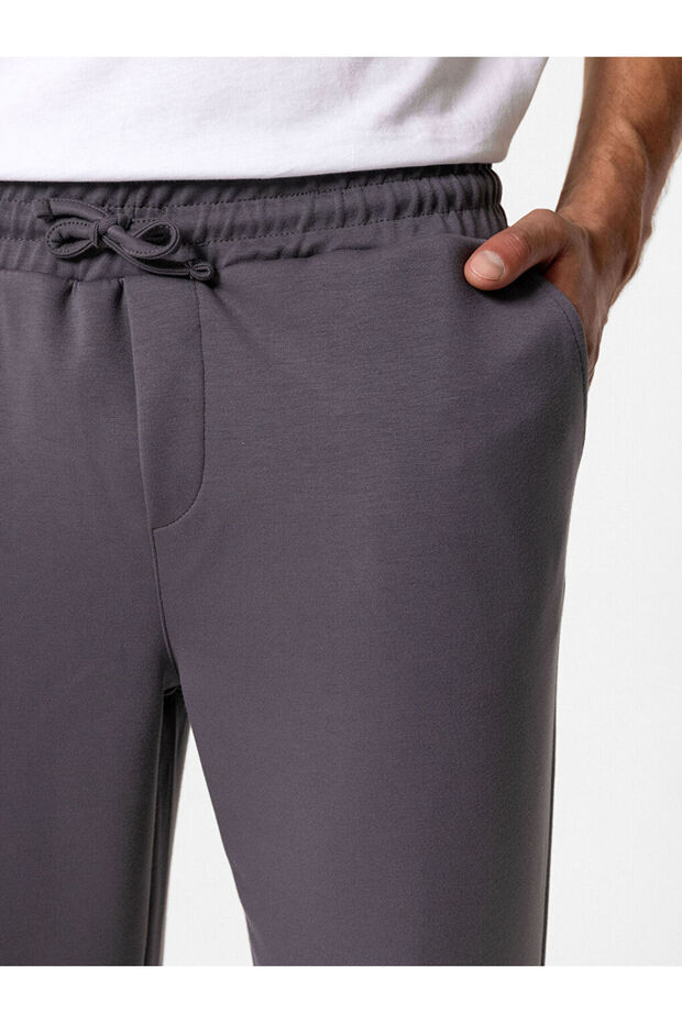 LCW Standart Kalıp Erkek Kalın Jogger Eşofman Altı - 5