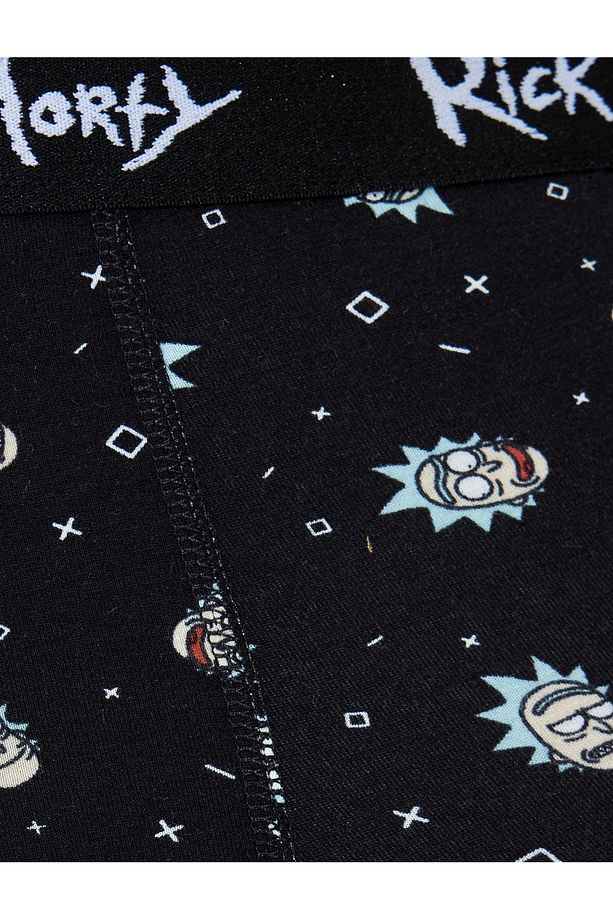 Rick and Morty 3'lü Boxer Seti Lisanslı Desenli - 8