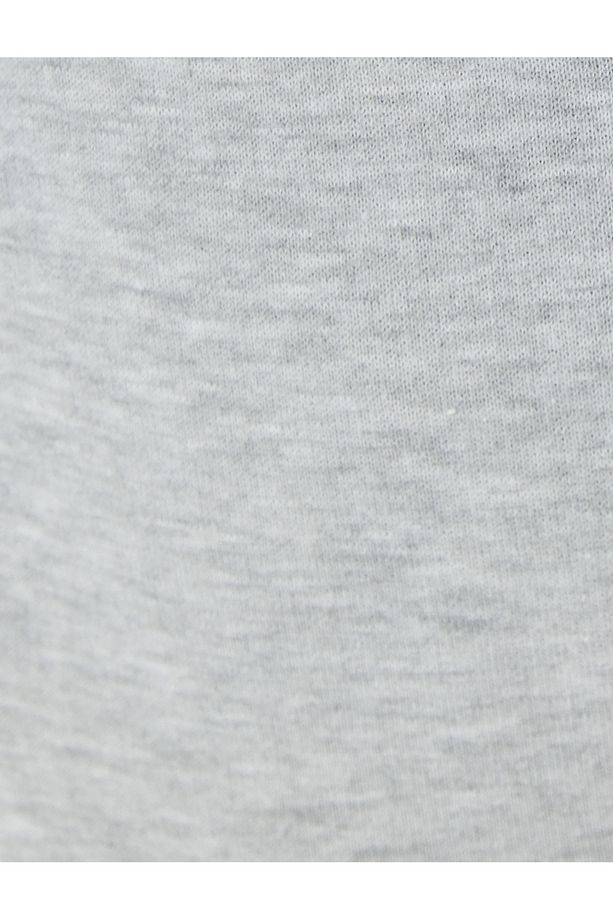 Spor Şort Oversize Beli Bağcıklı Cep Detaylı Pamuk Karışımlı - 6
