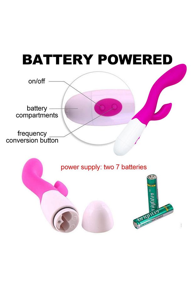 30 Farklı Titreşim Yüksek Kalite G Nokta ve Klitoral Orgazm Tavşan Rabbit Vibratör - 4