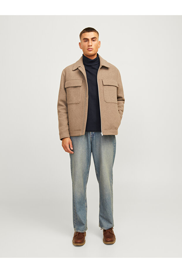 Rollkragenpullover Einfarbig Rollkragenpullover - 5