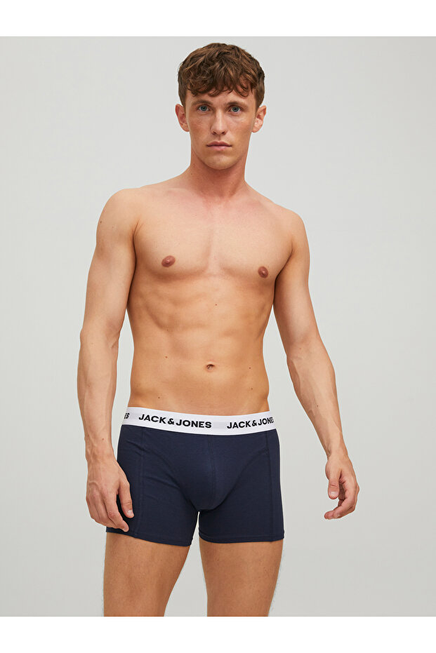 Jack Jones Erkek Soft Renkli 5 Li Boxer 12214455 - 7
