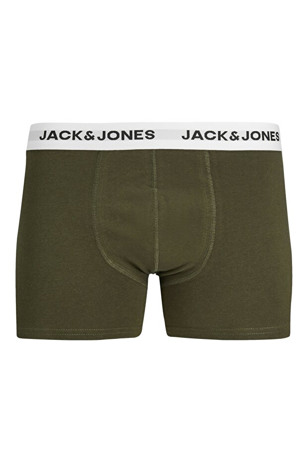 Jack Jones Erkek Soft Renkli 5 Li Boxer 12214455 - 3