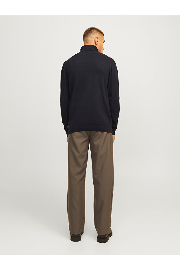 Rollkragenpullover Einfarbig Rollkragenpullover - 7