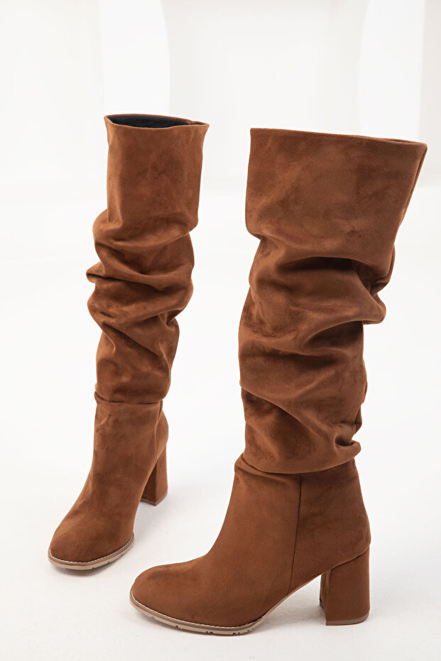 Taba Süet Çizme 19876 - 2