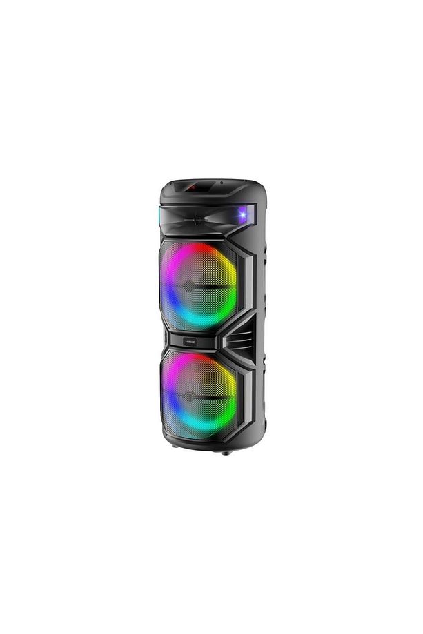 60w 12v/4500 Mah Çift Mikrofonlu 30x2 Woofer 110 Cm Bluetooth Hoparlör Bts-80s - 2